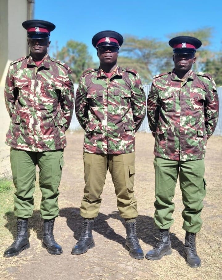 CarolRadull's tweet photo. Kenya rugby players Jeff Oluoch, Collins Shikoli and Levy Amunga will pass out as Administration Police today.

Congratulations champions.
#RadullKE https://t.co/GBgMumhOz3