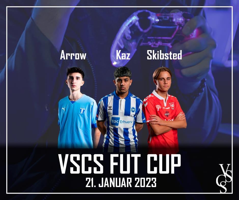 Arrow, Kaz &amp; Skibsted melder også deres ankomst til VSCS Fut Cup 2023

Du kan møde disse spillere, i VestsjællandsCenteret lørdag den 21. Januar til en brag af en FIFA dag. 
Læs mere om eventet på hjemmesiden vscs.dk/nyheder-tilbud…