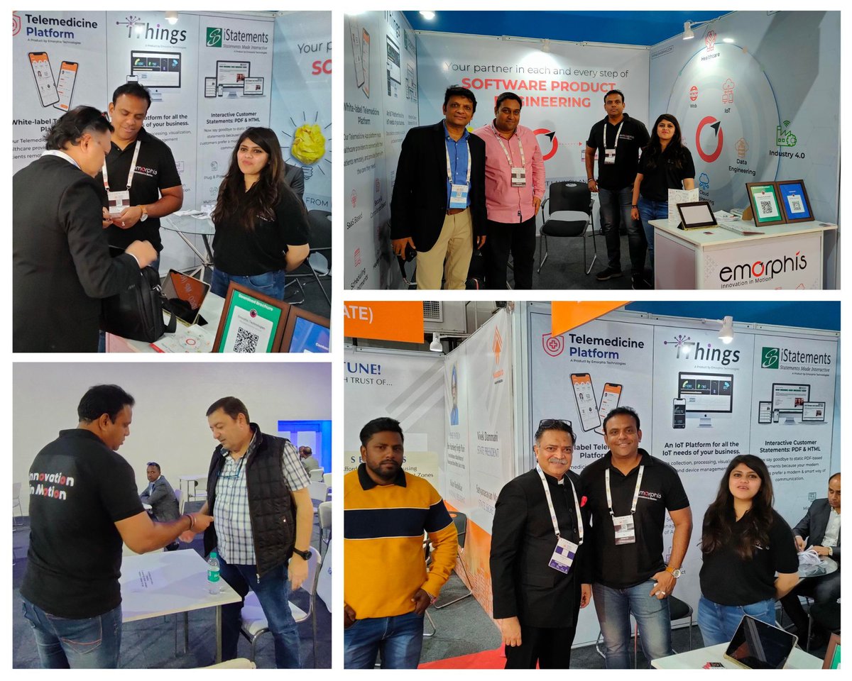 EmorphisTech's tweet photo. The #GlobalInvestorSummit2023 in #Indore has kicked off to a great start. Join @EmorphisTech at #Booth212 to meet our industry & technology experts.
#InvestMPGIS2023 #GIS2023 #FutureReadyMadhyaPradesh #GlobalInvestorSummit #GISIndore #InvestMP #EmorphisAtGIS #Investors #Events https://t.co/EixdW8k7P8