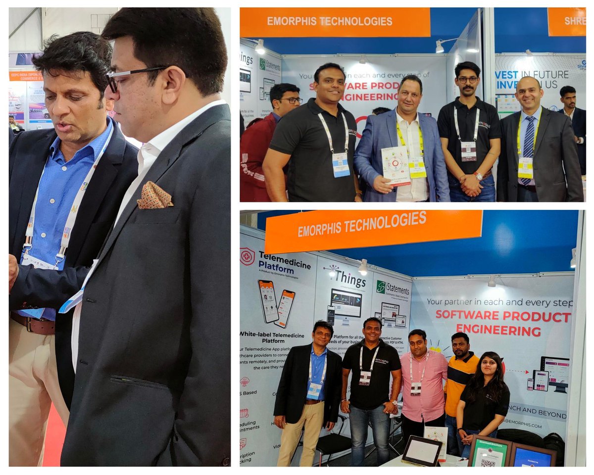 EmorphisTech's tweet photo. The #GlobalInvestorSummit2023 in #Indore has kicked off to a great start. Join @EmorphisTech at #Booth212 to meet our industry & technology experts.
#InvestMPGIS2023 #GIS2023 #FutureReadyMadhyaPradesh #GlobalInvestorSummit #GISIndore #InvestMP #EmorphisAtGIS #Investors #Events https://t.co/EixdW8k7P8