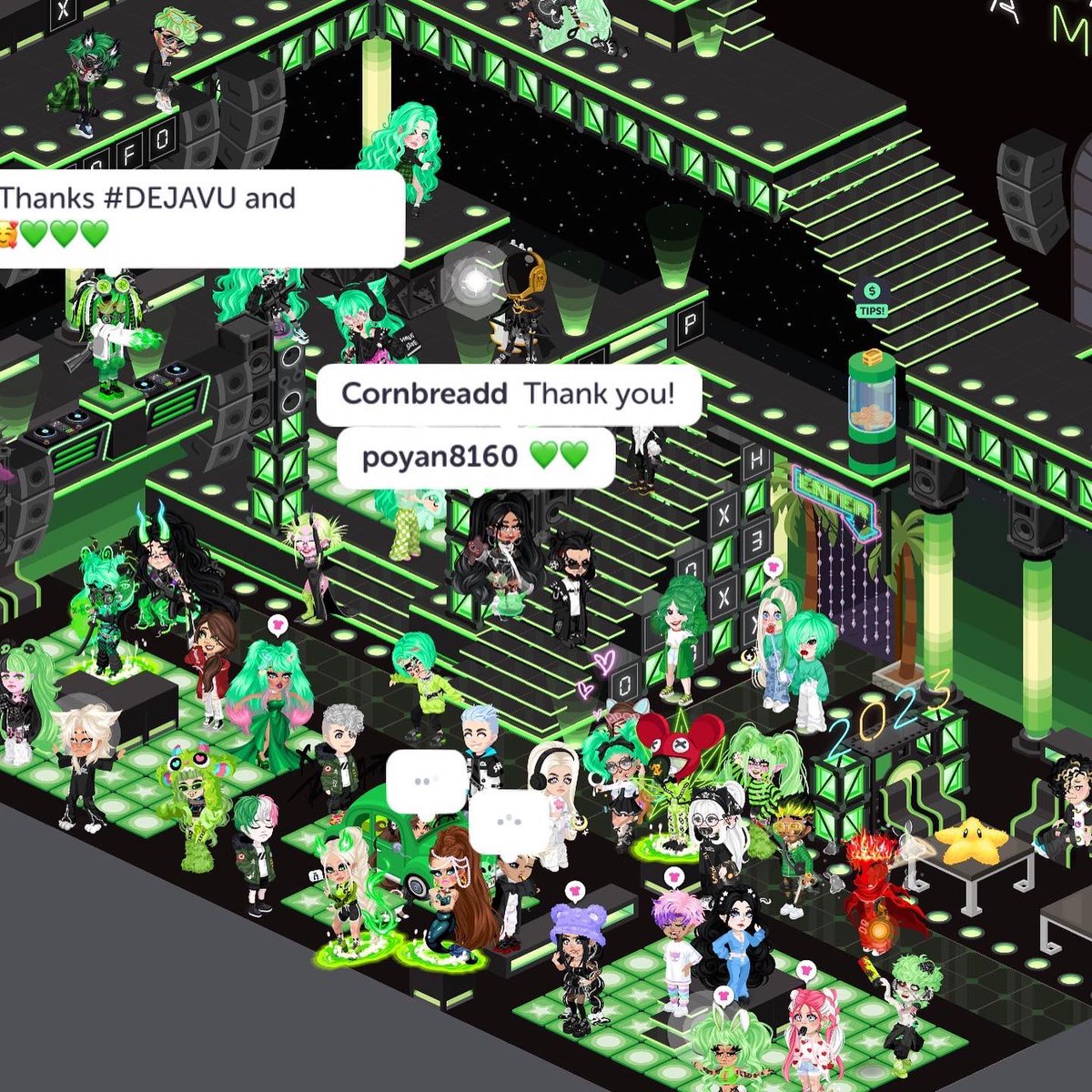 hexofo_'s tweet photo. We received very special visitors from #DEJAVU 🔥 #HEXOFO makes great parties in French HR💥
Support our DJ Jeebee84 in @HighriseApp 💚 #ZZEDD #KittyPow https://t.co/UdODOXClvF