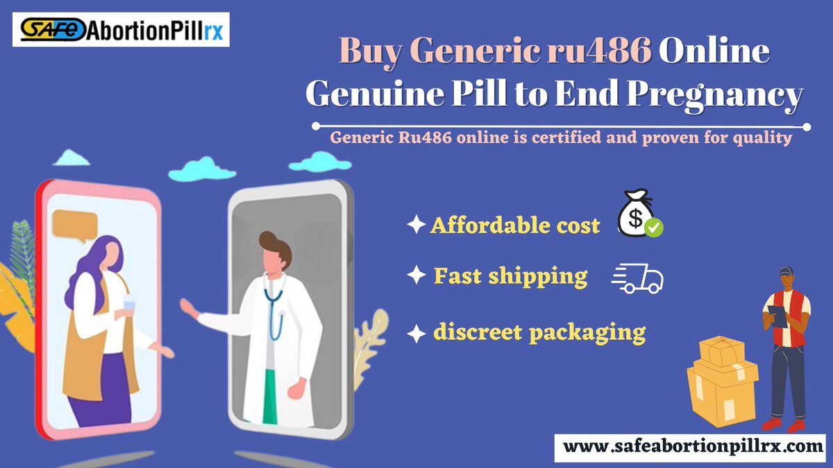 Michell15066941's tweet photo. Buy Generic ru486 Online Genuine Pill to End Pregnancy.
Looking for a safe &amp; secure way to end your pregnancy at home? #BuyGenericru486online, the abortion pill of 200mg. 
Order now👉https://t.co/rrDSHqSVg5
#Genericru486 #AbortionIsHealthcare #WomensHealth #Abortionpills https://t.co/isIo1Qqhjg