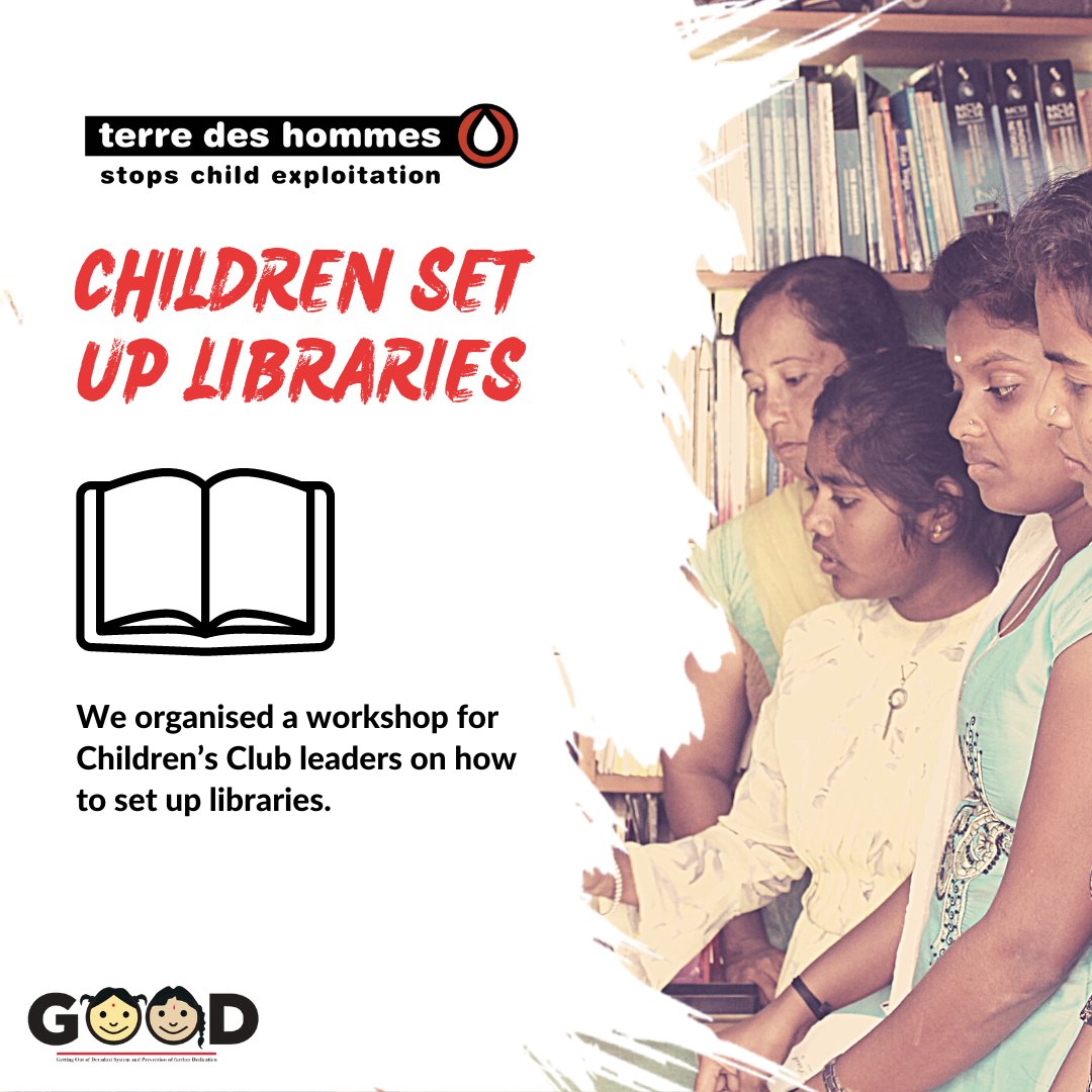 ChildrenGOOD19's tweet photo. For Children's Club leaders, we organised a library-building training workshop. This children learned from a group of children who have been running these libraries for the past year.

#NGOsIndia #educatetoempower #donation #support #humanity https://t.co/kqwp4BznvC