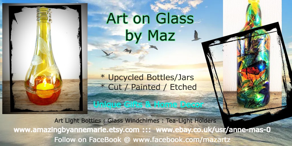 Valentine art bottles will be available soon at ebay.co.uk/usr/anne-mas-0 AND amazingbyannemarie.etsy.com