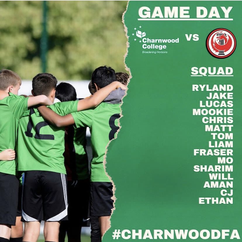 **GAME DAY** The Post16 team are back in action this afternoon vs The City of Leicester College at 2pm, here at Charnwood College.