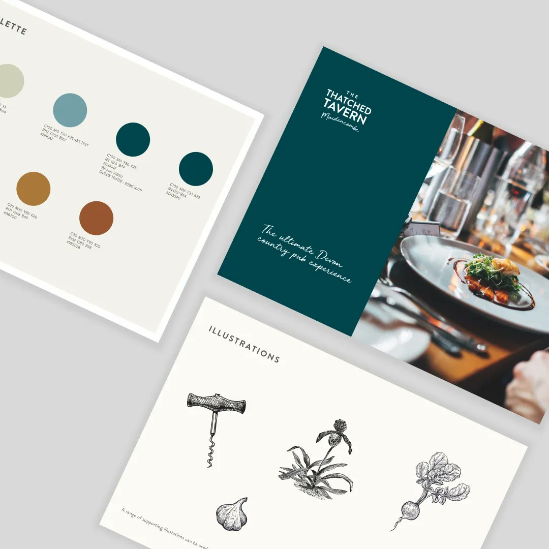 The Thatched Tavern brand guidelines have been designed to document the interior, digital and brand strategy that we meticulously designed and implemented. Learn about communicating your brand identity through professionally designed #marketingassets: buff.ly/3uAG8Il