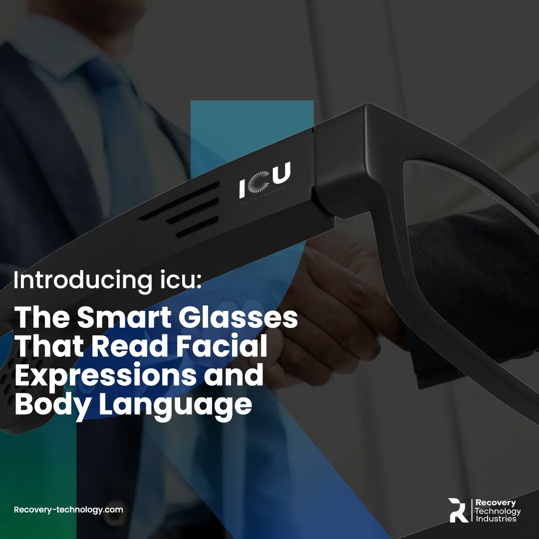 recoverytechind's tweet photo. Introducing icu: The Smart Glasses That Read 
Facial Expressions and Body Language 
#technology #ICU #ICUsmartglasses #recoverytechnology #newtechnology #AI #bodylanguage https://t.co/MjclFCiZCr