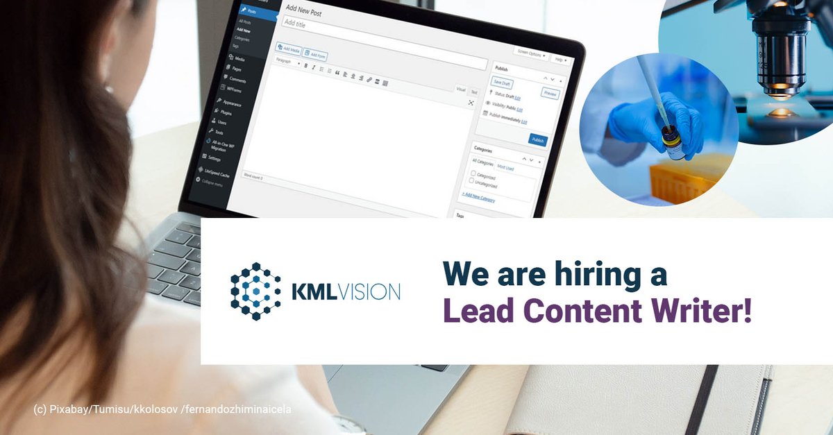 If you have a passion for biomedical writing and a nose for trending topics in the life science field, we’ve got the right Lead Content Writer position for you. bit.ly/3GQ95aj  #KMLVision #medicalwriterjob #medicalwritingcareer   #lifesciencejobs #medjobs