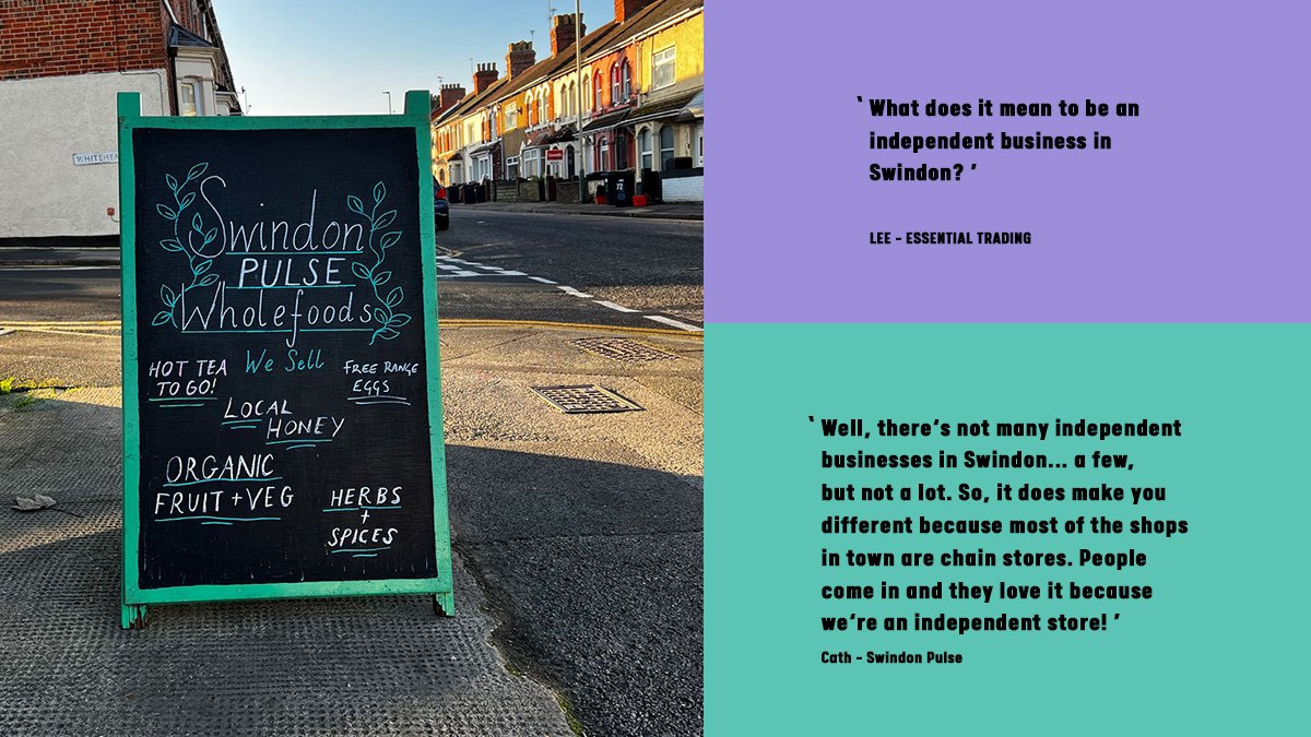 We ask Swindon Pulse Wholefoods what it means to be an independent in Swindon. Find the full article on our website. #SwindonPulseWholefoods #Swindon #Independent #cooperativesuk #SupportOurIndependents