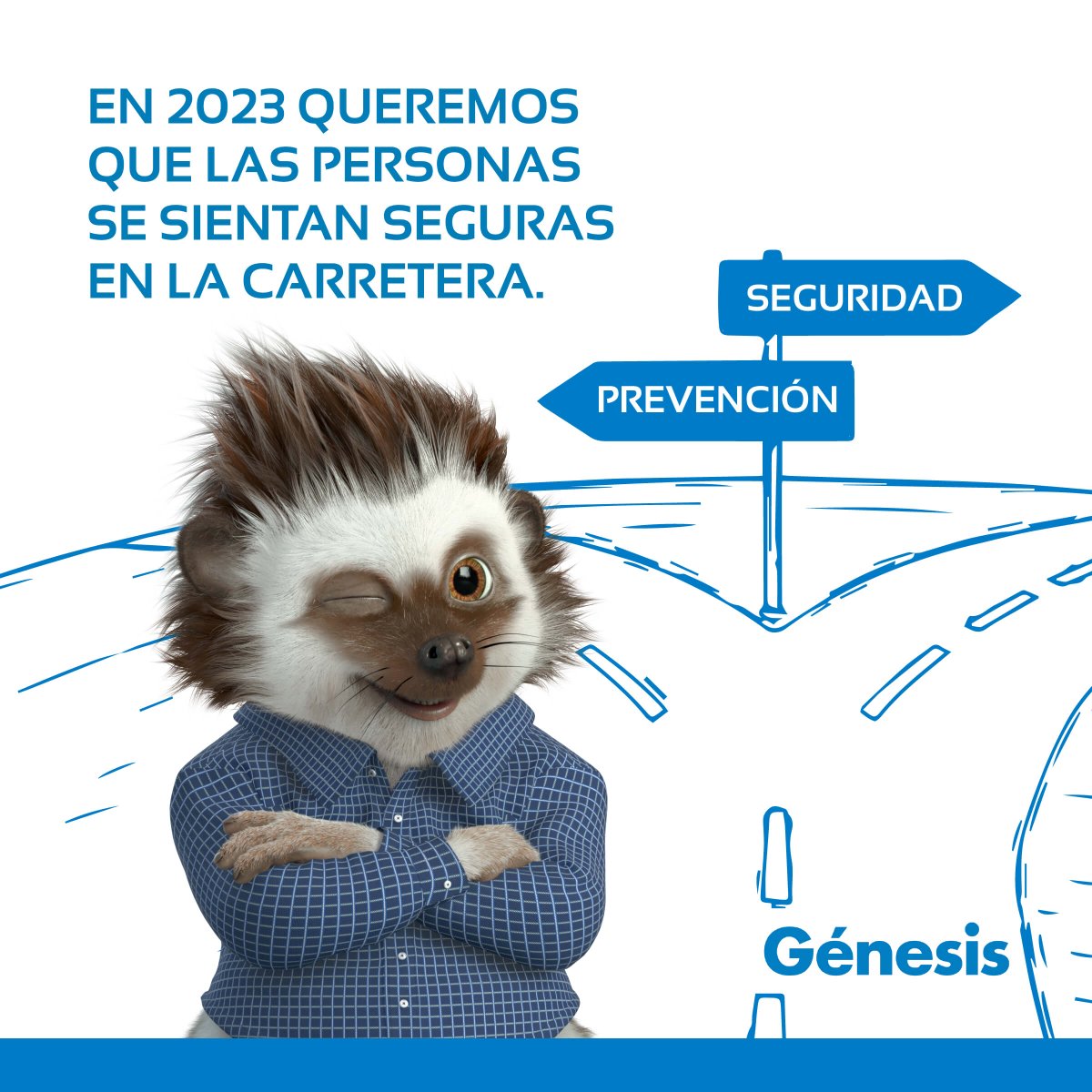 En 2023 queremos que las personas estén más seguras en la carretera y que corran menos riesgos. Presta atención a la velocidad y a comportamientos peligrosos y cuenta con Génesis by Liberty Seguros para garantizar una solución a medida.

¡Feliz año y que tengas un viaje seguro!