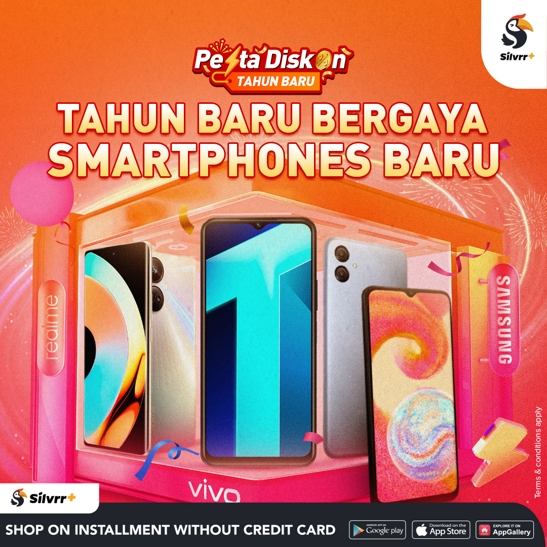silvrrplus_my's tweet photo. Selamat Tahun Baru 2023, Tahun baru ini mesti lebih bergaya dengan adanya Phone baru. 💥🎆🎇💥🎆🎇
#happynewyear2023 #shoppinginstallment #silvrrplus https://t.co/Y1KYKHRPDD