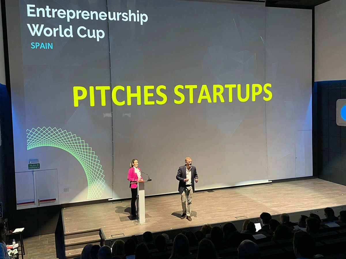 Andalucía Emprende (@aemprende) on Twitter photo 🚀 Arrancan los pitches
⏱️Tienen 3 minutos para convencer al jurado🗣️
🍀 Go! 💪 <a href="/wearegenaq/">GENAQ</a> <a href="/_Blowind/">blowind</a> #GoAheadEngineeringMitochondria <a href="/examenexam/">Examenexam</a> <a href="/genengineSL/">genengine</a> <a href="/Sensactivetech/">Sensactive Technology</a> <a href="/Medicsen_ES/">MedicSen</a> #MinifunKids @DsruptiveSweden <a href="/IoVestigia/">Vestigia.io</a>
#EntrepreneurshipWorldCup #EWC2022 #EWC22Spain 🚀 Arrancan los pitches
⏱️Tienen 3 minutos para convencer al jurado🗣️
🍀 Go! 💪 <a href="/wearegenaq/">GENAQ</a> <a href="/_Blowind/">blowind</a> #GoAheadEngineeringMitochondria <a href="/examenexam/">Examenexam</a> <a href="/genengineSL/">genengine</a> <a href="/Sensactivetech/">Sensactive Technology</a> <a href="/Medicsen_ES/">MedicSen</a> #MinifunKids @DsruptiveSweden <a href="/IoVestigia/">Vestigia.io</a>
#EntrepreneurshipWorldCup #EWC2022 #EWC22Spain