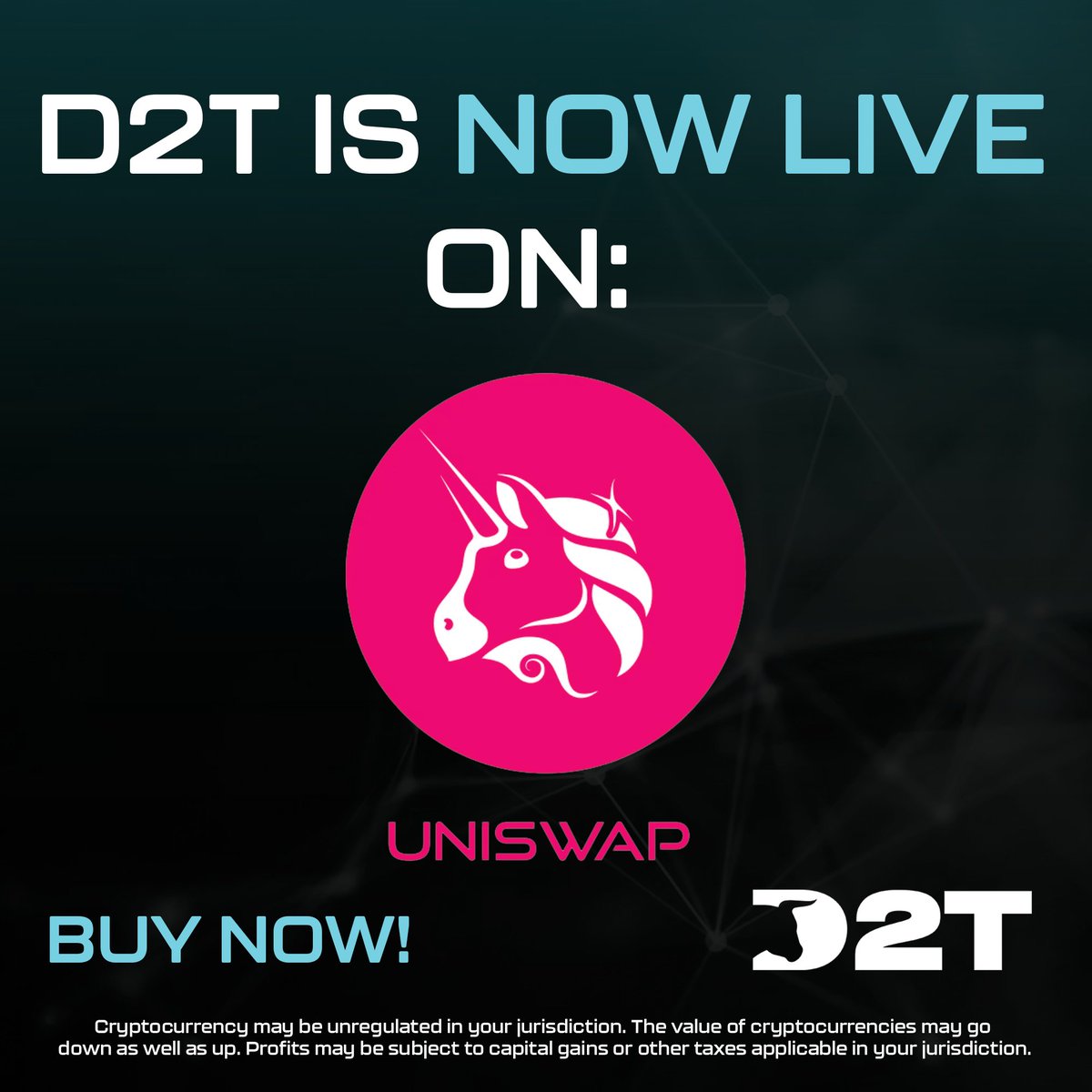 🚀ANNOUNCEMENT🚀

Dash 2 Trade is now live on <a href="/Uniswap/">Uniswap Labs 🦄</a>!! 🐴

Buy $D2T now! 🔥⬇️

dextools.io/app/en/ether/p…