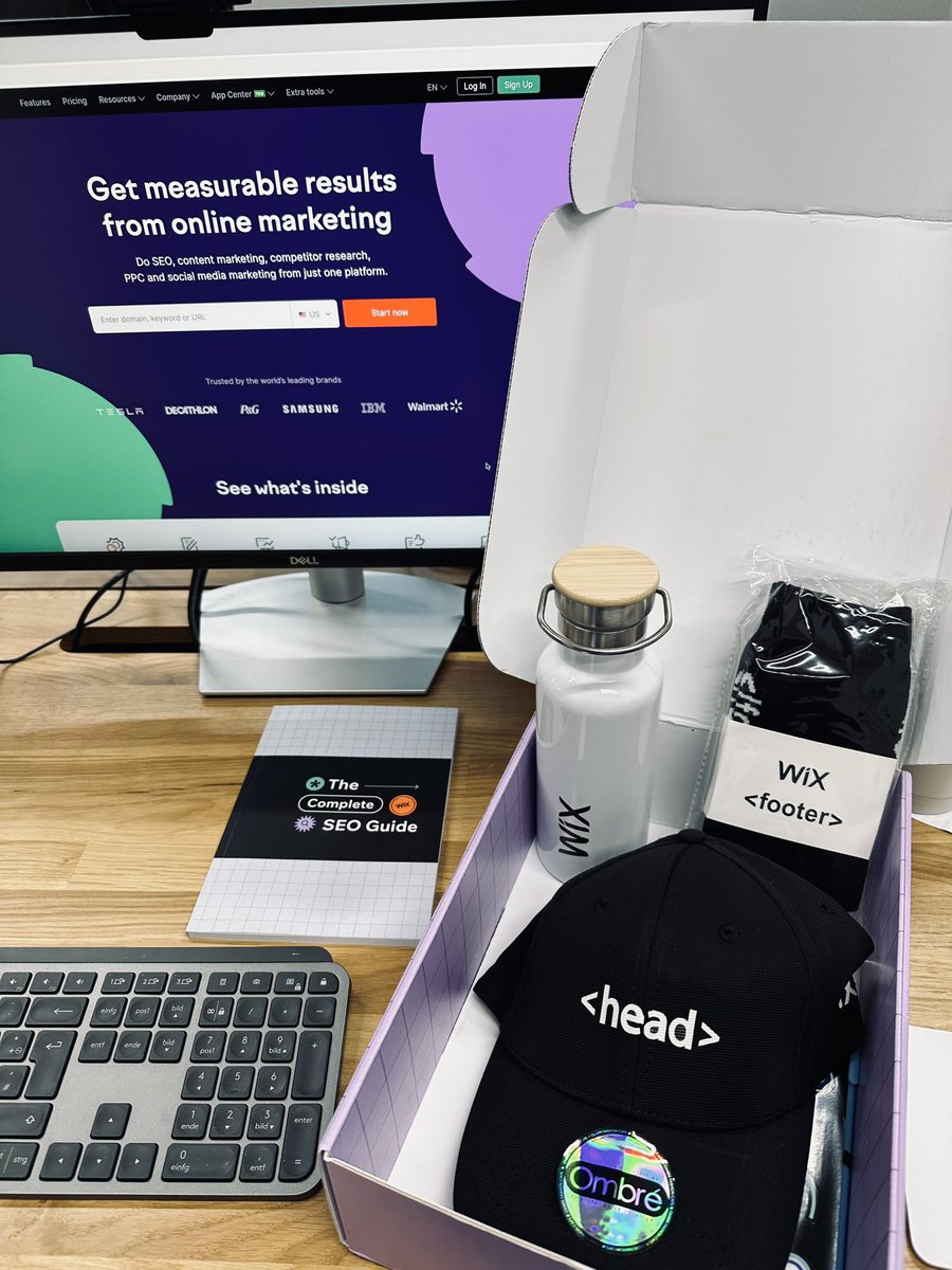 Thank you <a href="/CrystalontheWeb/">Crystal Carter (she/her)</a> and <a href="/MordyOberstein/">Mordy Oberstein🎗️🇮🇱</a> for the awesome <a href="/Wix/">Wix</a> swag 😍🤩🙏