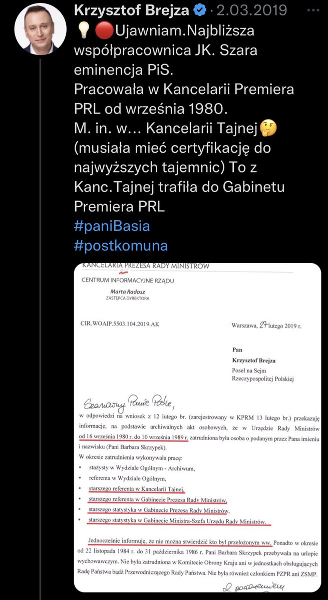 SimoHWhiteDeath's tweet photo. @Tomasz5ek @KrajewskiJarek Pani #BarbaraSkrzypek nie wspomnę… zaufana prezesa @pisorgpl #Kaczyński\ego to była zaufana gen. #Janiszewski\ego- prawej ręki #Jaruzelski\ego … #PISkomuna
https://t.co/61D3S9gnVT https://t.co/3oeJdbyWW6