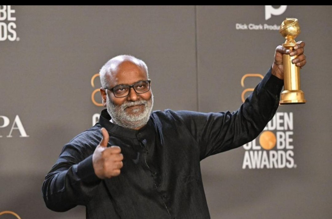 RadhakrishnaKM's tweet photo. I'm so happy for this sir!
Congratulations on winning the Golden Globe Award! Keep it coming!
@mmkeeravaani https://t.co/btwFkgiQ4e
