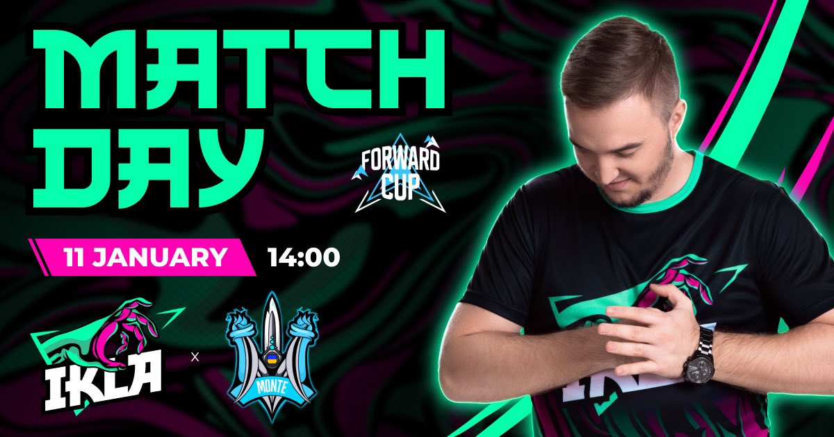 iklagg's tweet photo. Eternal confrontation ⚔

The goal of today's hunt is to reach the semifinals of the #ForwardCup ☄

The rival is the Ukrainian team @Monte_Esports 🇺🇦

The game promises to be emotional, so don't miss it. The match starts at 14:00 ⏰

#playwild https://t.co/XL0YhFLCGl