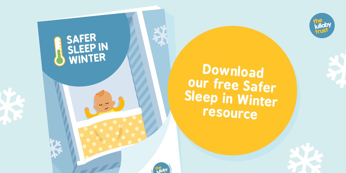 We know that the colder months can be difficult for families, so we’ve produced a new ‘Safer Sleep in Winter’ leaflet.

The leaflet is filled with tips and advice on safer sleep and your baby’s sleep space during cold weather ⬇️ 
bit.ly/3EJrcxA