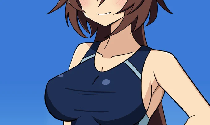 今のうちに口元と胸だけ見えるようにしたイラストでも貼っとくか…2 