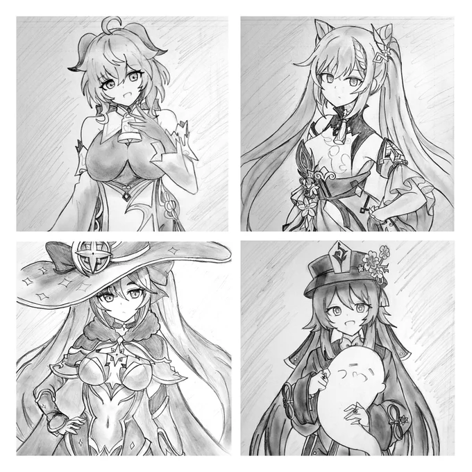 次は誰描こうかなぁ 