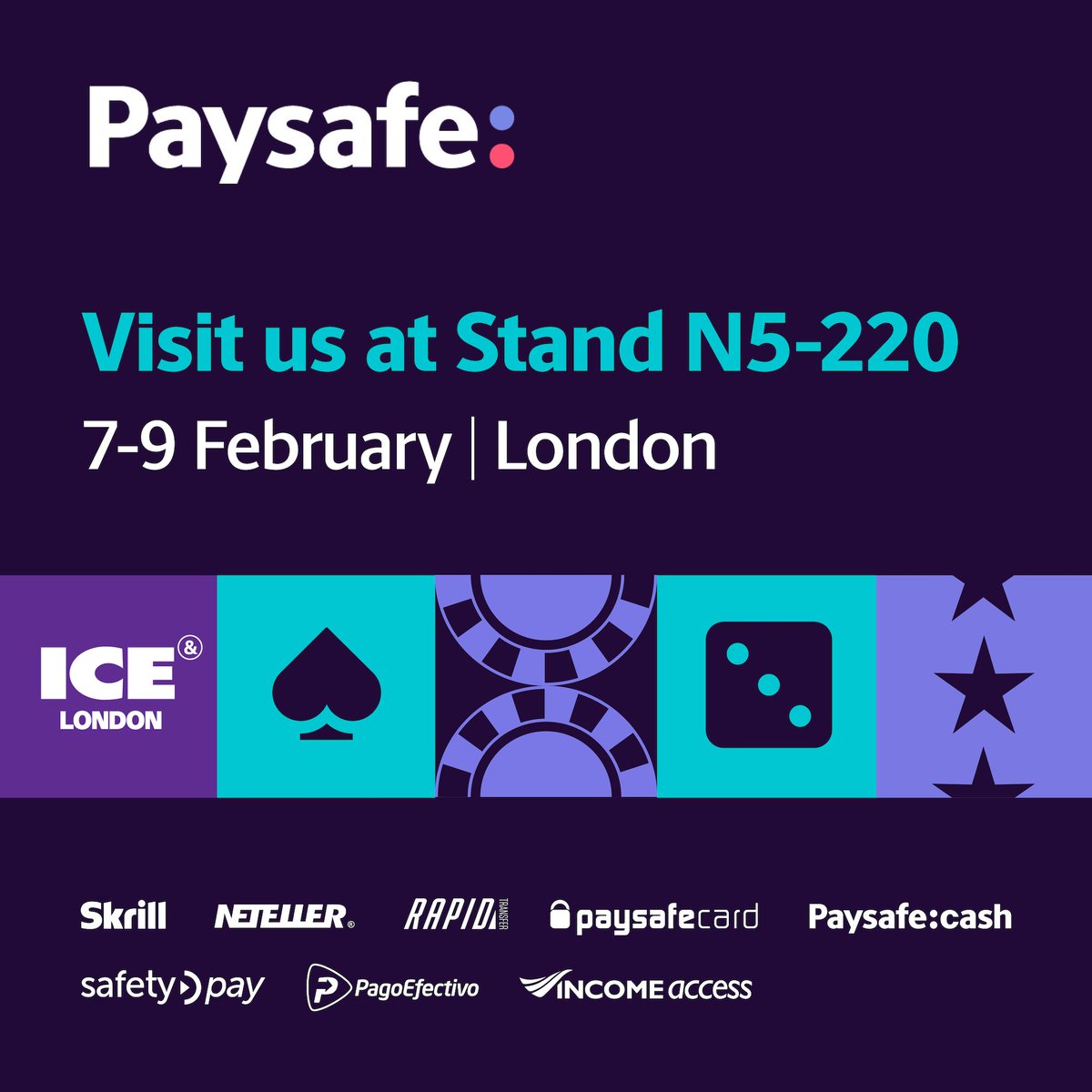 Next month, we will be at @ICE365Global, the world’s largest gaming exhibition. Visit us at Stand N5-220 to discover more about how our solutions are reinventing #iGaming and #sportsbetting #payments #ICElondon
