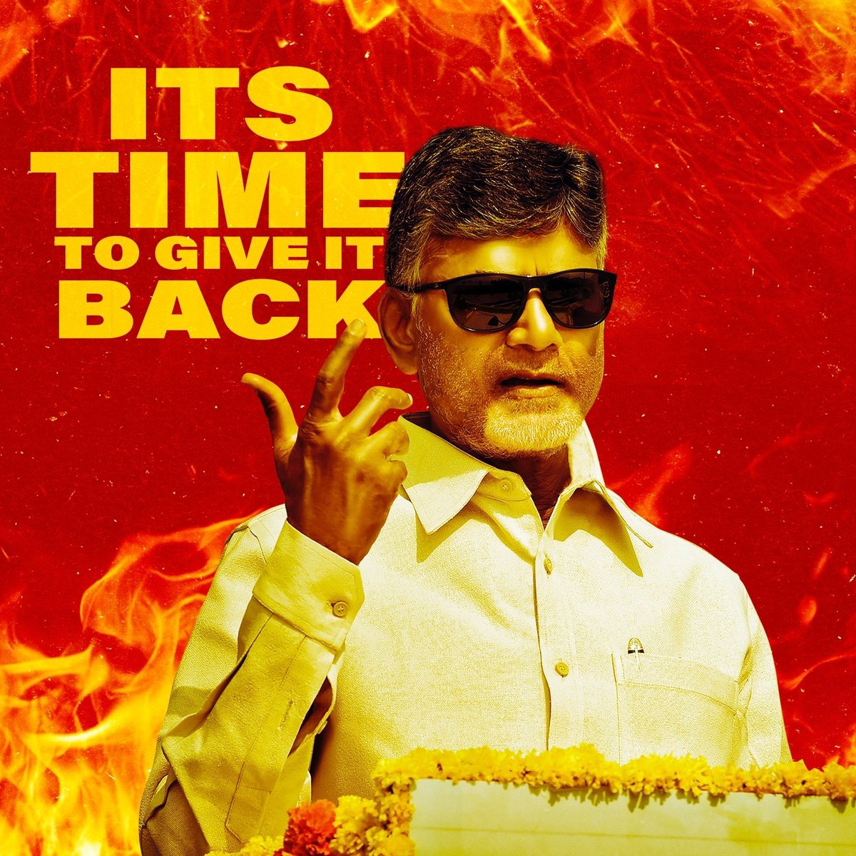 AvinashGoudTDP's tweet photo. It’s Time To Give it Back & #TDPWillBeBack 🔥 #BossCBN 💪 https://t.co/8gELP2V1mB