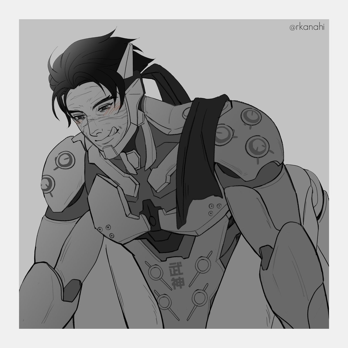 Kanahi194's tweet photo. Ăn xong nhớ chùi mép 😋
#Genyatta #Zenyatta #Genji
#Overwatch #Overwatch2 https://t.co/MJQiRVd8ca