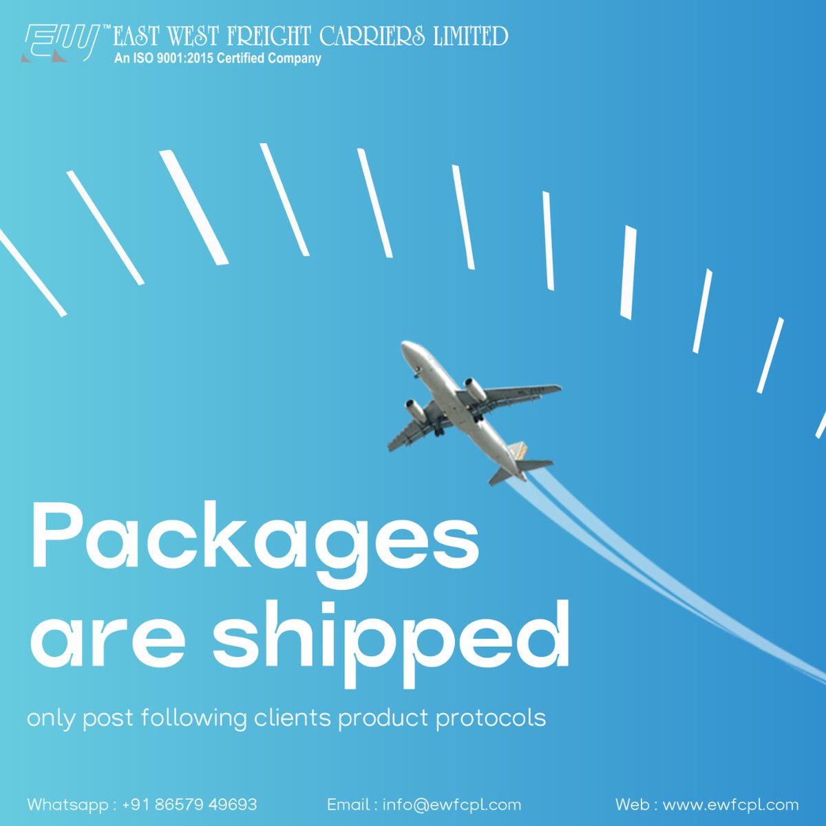 ewfclmumbai's tweet photo. Keep people and precious #cargo safe with #EWFCL! Tested and certified, We make sure that all #shipments are properly categorized and labeled And clients specifications are properly followed until its departure.
Reach out to us to know more!! https://t.co/Qy2LNYT0u4