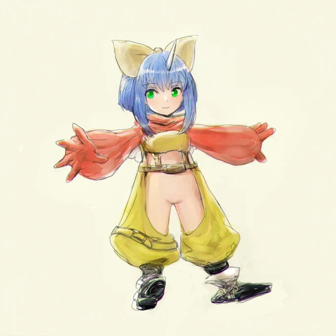 FF9のエーコ。2～3枚目は再掲です 