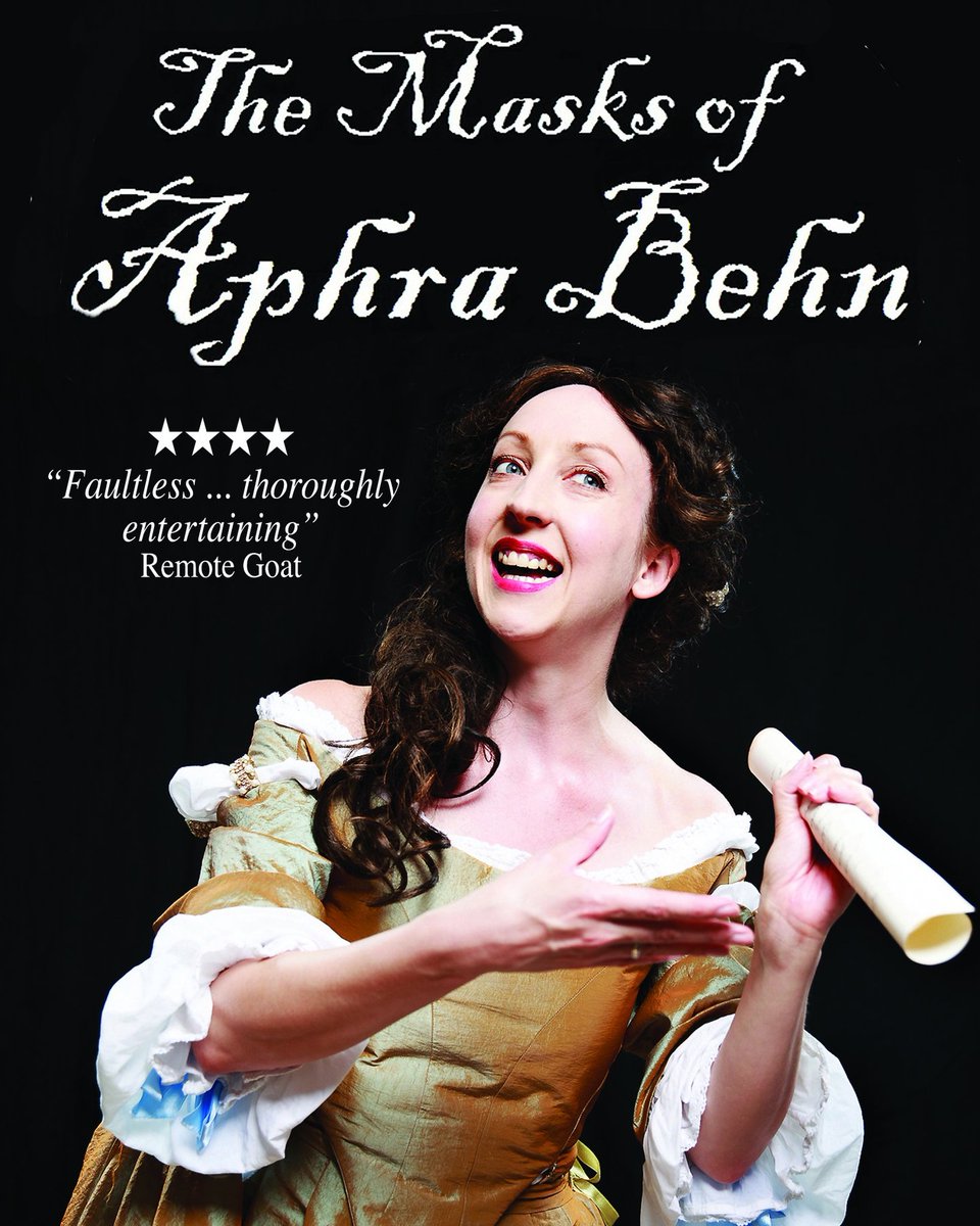 MonkeyWithCymb's tweet photo. We open tonight!!! Come and see our 4* show #TheMasksOfAphraBehn at White Bear Theatre on 11, 12 & 13 January to find out more about the amazing #AphraBehn
Buy tickets here:
https://t.co/UYH18chSDi
#theatre #restorationtheatre #spy #espionage #writer #actor #womenempowerment https://t.co/nkpQB64f86