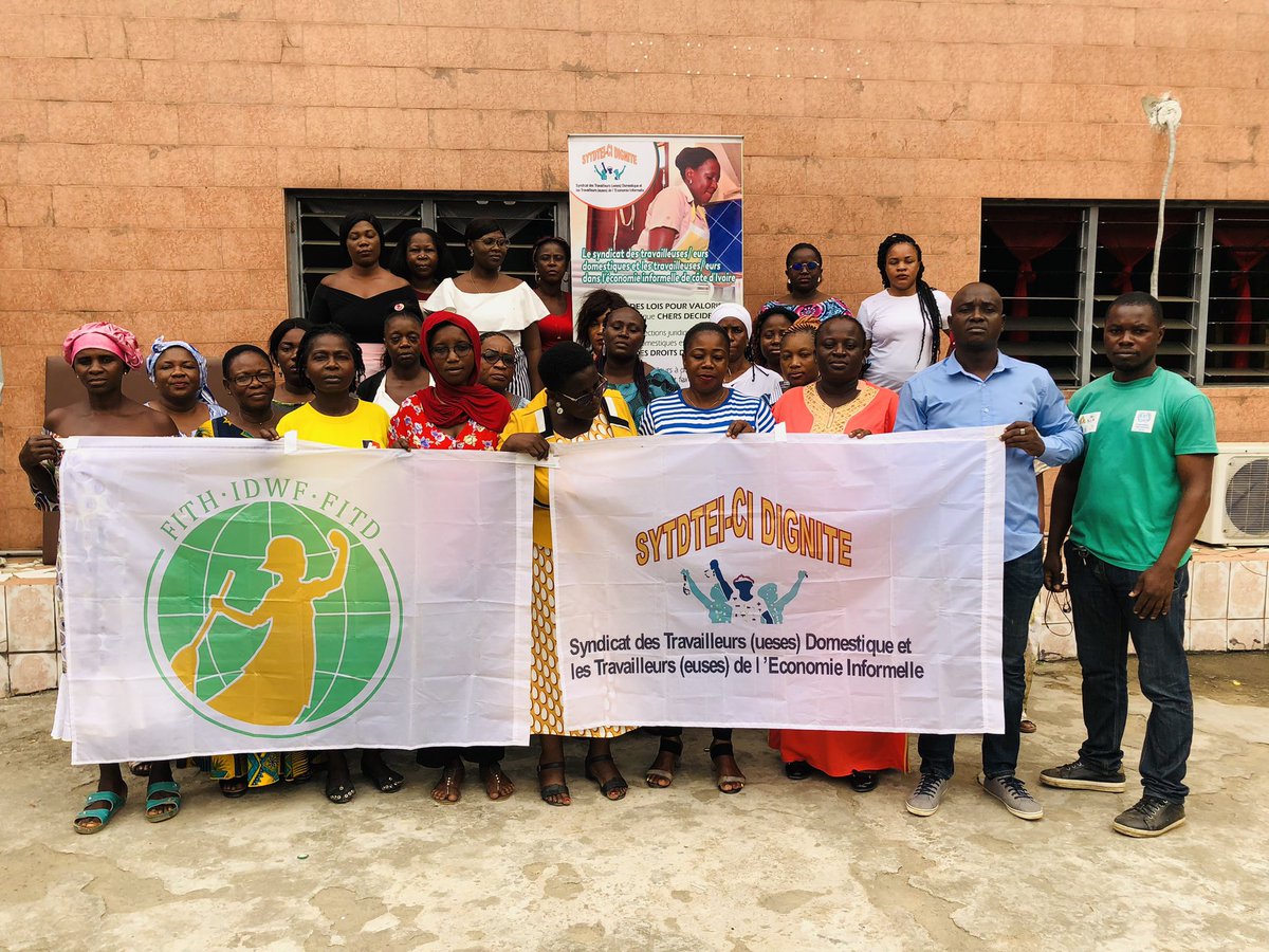 cisl_dignite's tweet photo. Lancement de la tournée des ateliers de renforcement de capacités sur la gestion démocratique des syndicats des travailleurs(euses) domestiques ce mardi 10 janvier 2022 organisé par par SYTDTEI-DIGNITE syndicat affilié à la CISL DIGNITÉ https://t.co/jI6uoyzTDM