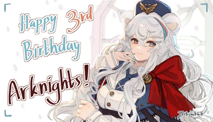 Happy 3rd Anniversary to Arknights!You can find my message on the following website! Have fun! #Messageinabottle #Arknights 