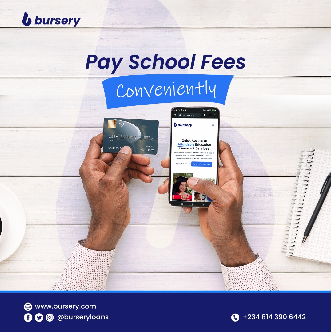 burseryloans's tweet photo. At Bursery, we are in the business of helping people pay their fees conveniently

Visit our website on https://t.co/8roTYeSaTm or call us on 08143906443

#payfees #schoolfees #bursery https://t.co/oRkla0GJ2Z