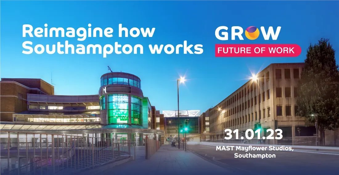 Don’t miss out on being at the forefront of change. Join <a href="/SouthamptonCC/">SouthamptonCC</a> on 31 Jan <a href="/MASTStudios/">Mayflower Studios</a> for the Future of Work Summit. A day of debate &amp; action on growing our economy in an inclusive &amp; sustainable way. Find out more >>> bit.ly/3j8zyGz
<a href="/InvestSoton/">Grow Invest Southampton</a> @solentappren…