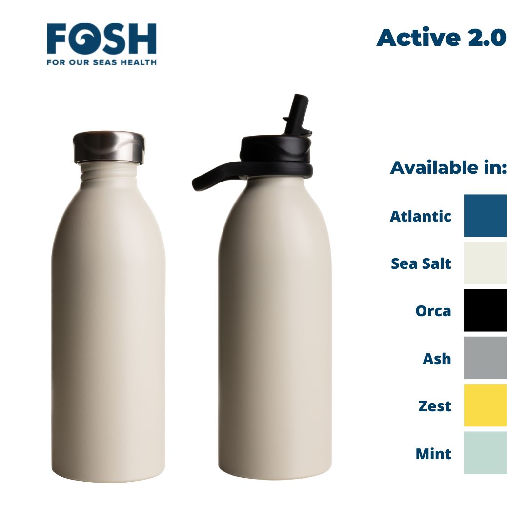 FOSHBottle's tweet photo. Brand new range of 670ml water bottles by FOSH, available now! All the quality but bigger #waterbottle #sustainability #england #government #ban #singleuse #PlasticPollution https://t.co/KnQWiz7ArL