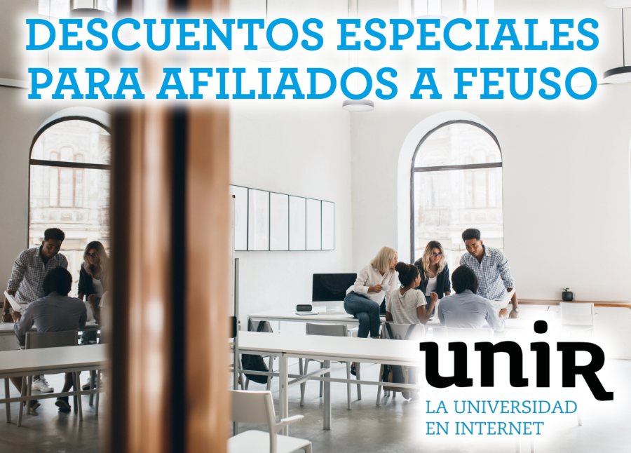 f_ense_uso's tweet photo. Nuevos descuentos especiales de UNIR para los afiliados a USO en la Convocatoria de Primavera de 2023. https://t.co/glaGfPT2y6 https://t.co/MqQ751rPrI
