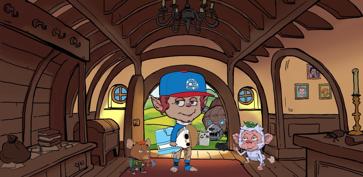 Short #Halflings story: Bringing home <a href="/TheShamdoo/">shamdoo</a> 🐧✍️

#NFT #NFTs #Storytelling #Traitswap