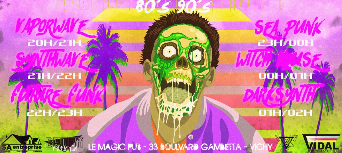 MaximeBROOK's tweet photo. Zombie ©2017
#artistontwitter #zombie #mortvivant #vaporwave #synthwave #futurefunk #seapunk #witchhouse #darksynth #dessin #vectorielle #illustrator #80s #90s https://t.co/QyuV5zrX8m