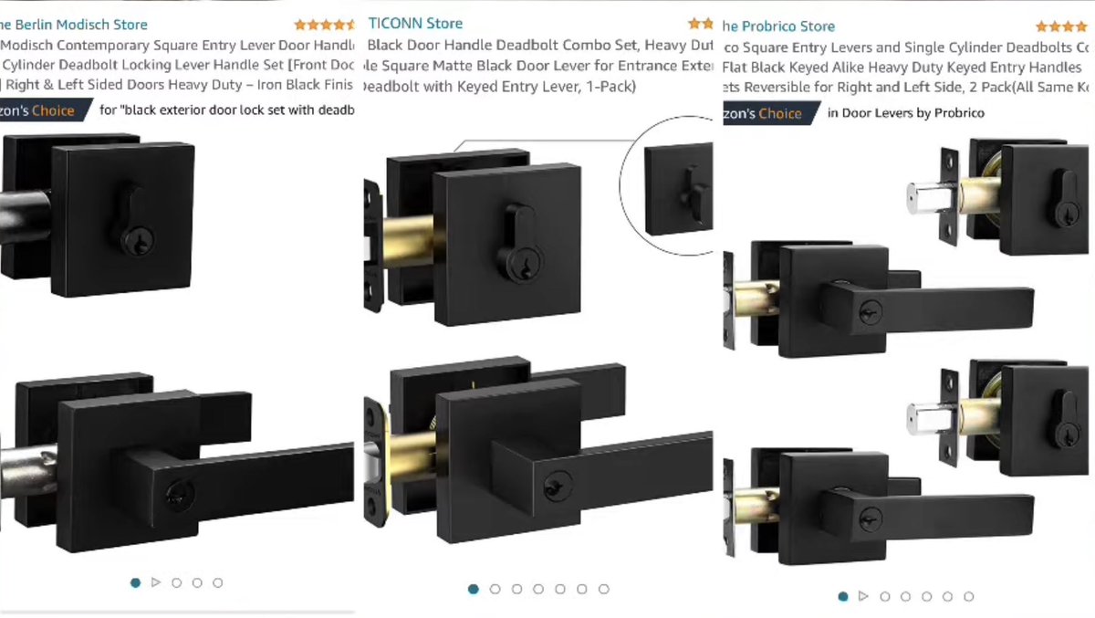 PSA:
🚫PLEASE do not purchase Amazon Basics branded locks. We are starting to see them often and are sold under a variety of names such as Knobwell, Probrico, Berlin Modisch, TICONN 
These are the worst locks I have ever seen &amp; I’ve seen some pretty bad ones
❗️Buy ANYTHING else❗️