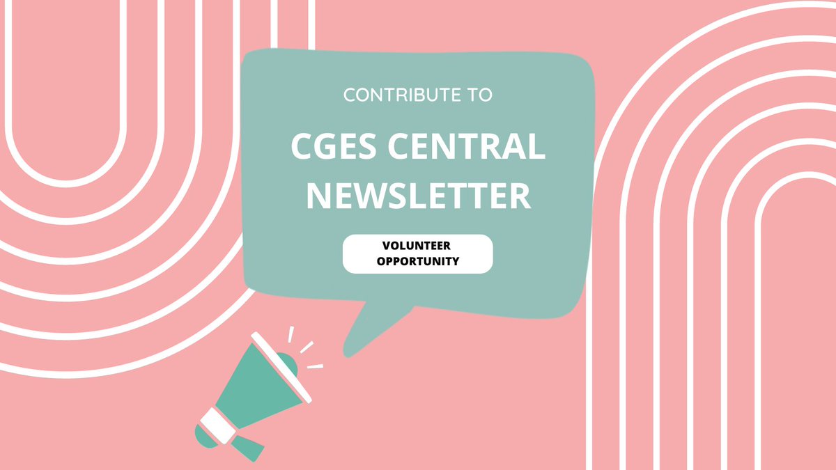 🤩Volunteer Opportunity🤩 ✍️Don't forget we are always looking for students to volunteer to write articles for our CGES Newsletter! 💡If you have any ideas, please email them to e.e.hoad@exeter.ac.uk to discuss your contribution!