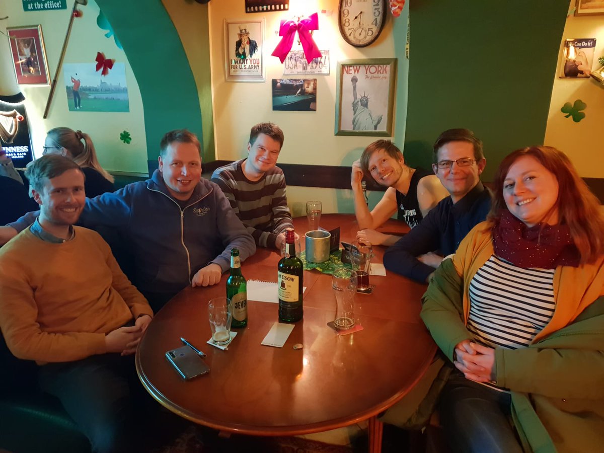 Auch PräsenzPubQuizze kennen Sieger! Herzlichen Glückwunsch an Team &lt;Reisegruppe Regenbogen&gt;, die mit 84,5 Punkten den gestrigen Tagesbestwert erquizzten.

#Quizztillery #PubQuiz #PdmPubQuiz #Potsdam #ILoveQuiz