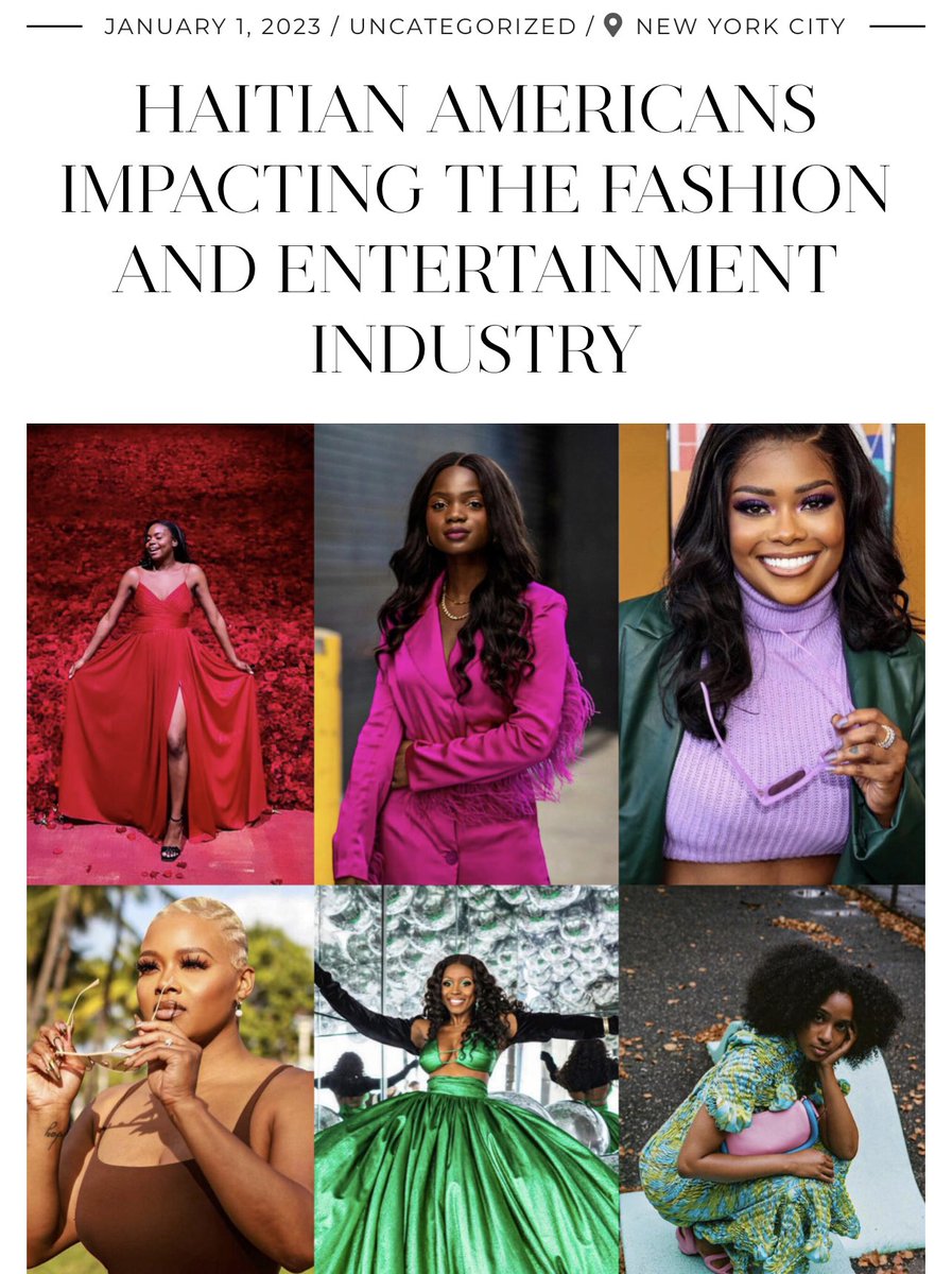 Thank you for reading and sharing!

zeyeforfashionandbeauty.com/haitian-americ…

#haitianwomen #haitianqueens #haitianentrepreneur #blackwomen #haitianamerican #womenempowerment #haitiandiaspora #blackwriter #blackentrepreneur #bloggertribe #theblognetwork #essencemagazine #blackstyle