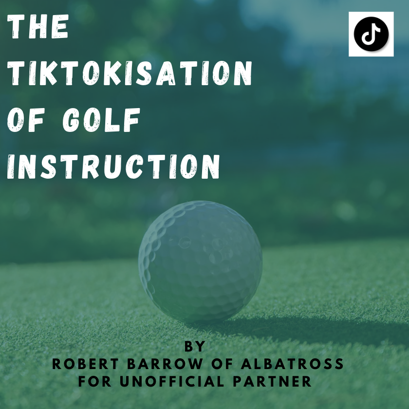 NetNets_FND's tweet photo. Anyone else addicted to @tiktok_uk ?  I am mainly due its  golf instruction, which is brilliant.  So its timely that Robert Burrows of @albadigigolf has written this UP Yours blog post on "Tiktokisation of Golf Instruction".  
https://t.co/BRlMO3t9Gb https://t.co/GRpY8LHWFU