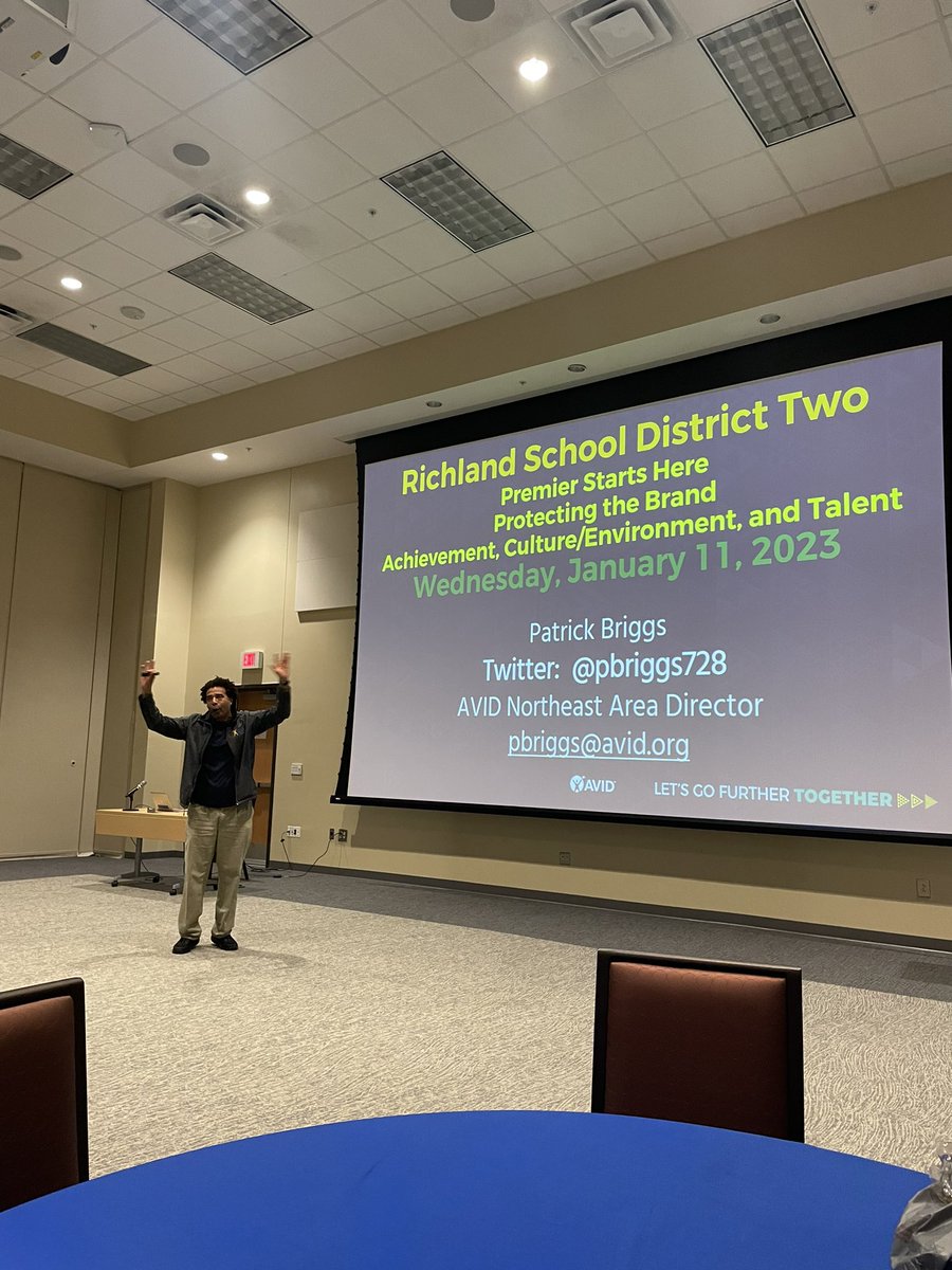 District Principals in <a href="/RichlandTwo/">Richland School District Two</a> proudly welcome <a href="/pbriggs728/">Patrick Briggs</a> to share his <a href="/AVID4College/">AVID</a> story #PremierStartsHere #ProtectTheBrand <a href="/DrBaronDavis/">Baron R. Davis, PhD</a>