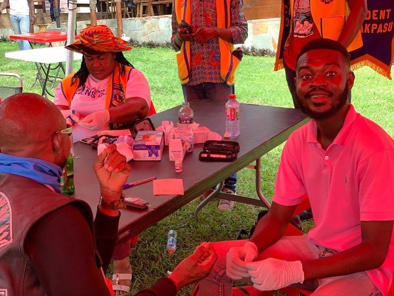 rmu_leoclub's tweet photo. #lionsfightdiabetes we joined Lions and the Gear Shift Academy organize a Diabetes screening and awareness activity in Aburi on November 20,2022.
#weserve
#rmuleos
#KindnessMatters
#leodistrict418 https://t.co/JMx2fRtBpF