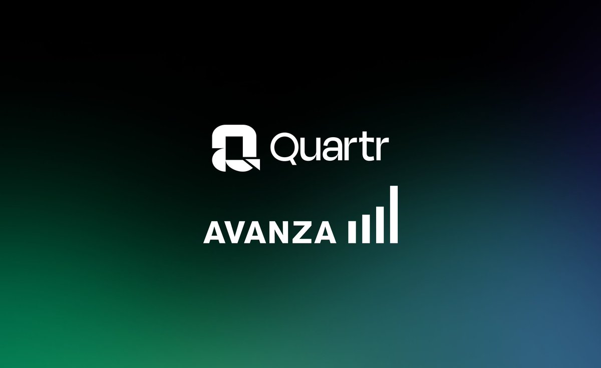 We have just signed a breakthrough API deal with Sweden's largest online broker <a href="/avanzabank/">Avanza</a>, who have almost two million customers 💥