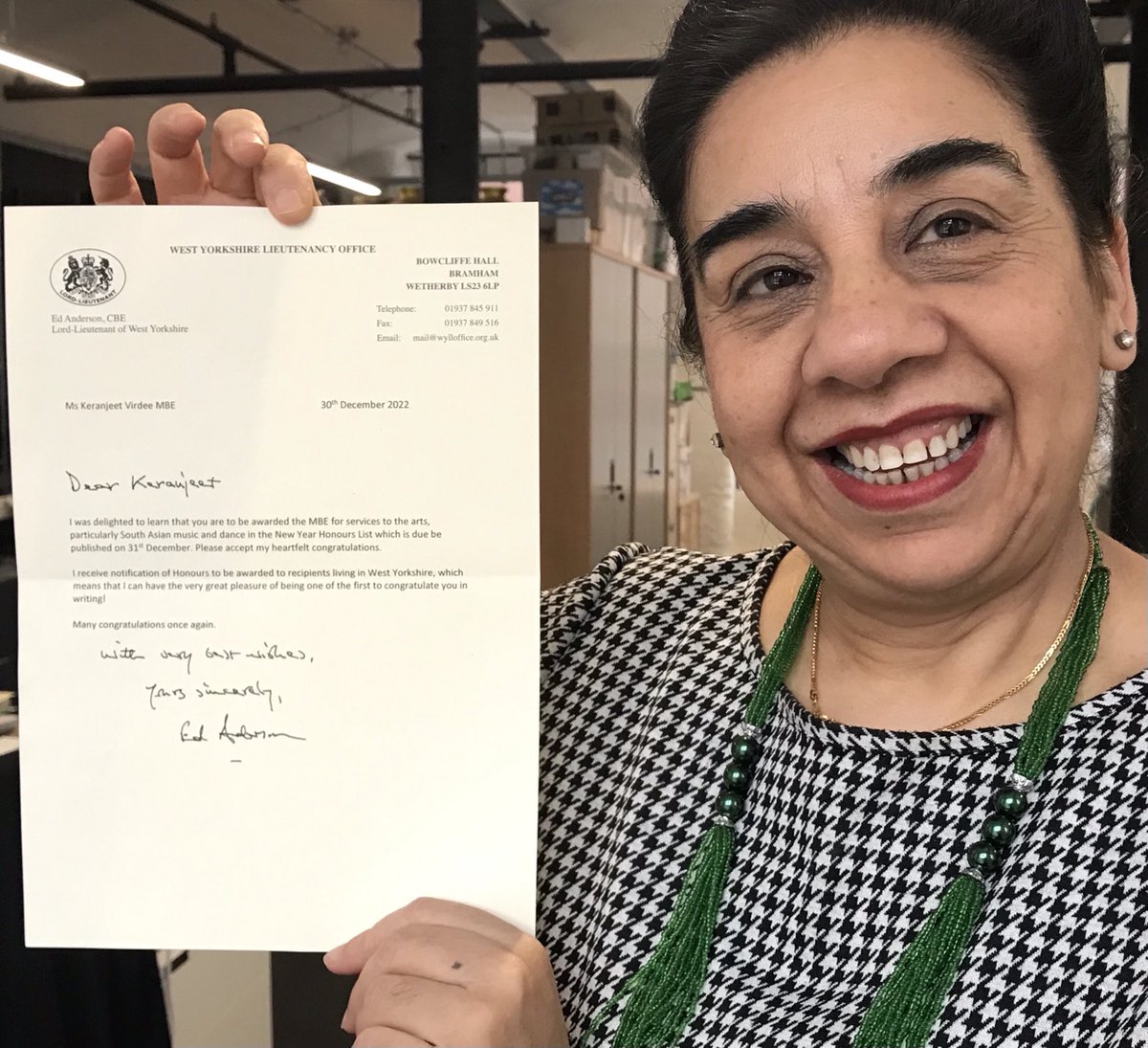 Keranjeet K Virdee MBE tweet media