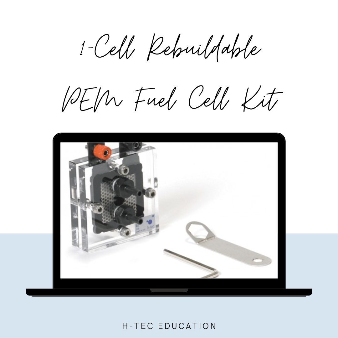 HTECEducation's tweet photo. H-TEC's 1-Cell Rebuildable PEM Fuel Cell Kit contains a Proton Exchange Membrane Fuel Cell (PEMFC) that can be completely disassembled and then reassembled especially for education and research purposes. Click the link below for more! 

https://t.co/W2SALNuvZx https://t.co/Zn1RRho2YQ