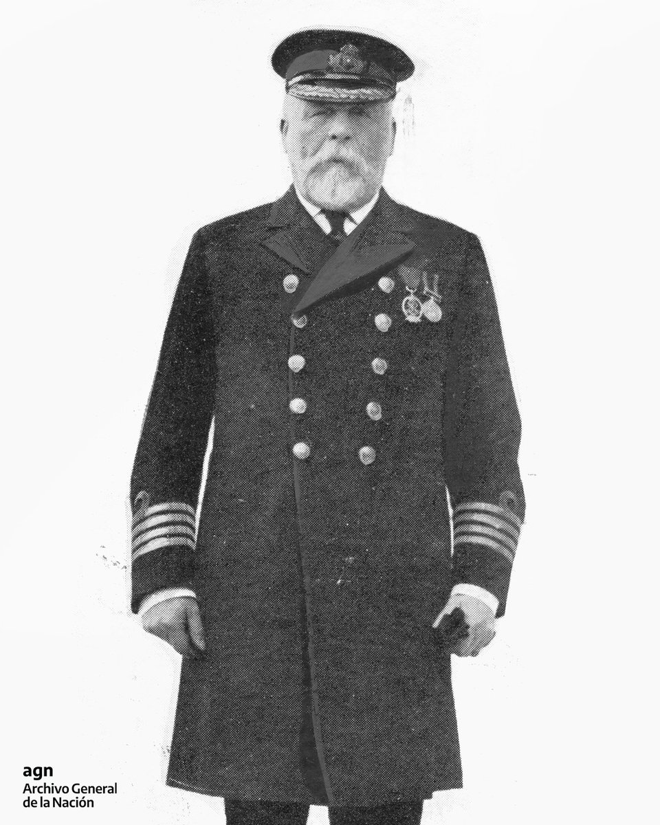 AGNArgentina's tweet photo. #Personajes 🚢⚓ Edward Smith, Capitán del Titanic, poco antes de emprender su primer y último viaje, 1912.

🔎 Fotografía publicada en #CarasyCaretas n° 711 de Argentina, 18 de mayo de 1912.
📷 AR-AGN-AGN01-AGAS-Ddf-rg-378-284493. https://t.co/RYqzralr7E