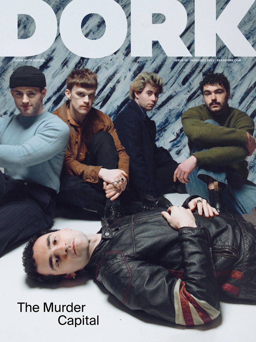 Dork (@readdork) on Twitter photo 🚨 NEW ISSUE 🚨
Their new album 'Gigi's Recovery' is a) brilliant and b) a work of art. We're delighted to welcome <a href="/MurderCapital_/">The Murder Capital</a> to the cover of Dork.
Our February 2023 issue drops this Friday. Pre-order a copy and get more info here:
readdork.com/news/the-murde… 🚨 NEW ISSUE 🚨
Their new album 'Gigi's Recovery' is a) brilliant and b) a work of art. We're delighted to welcome <a href="/MurderCapital_/">The Murder Capital</a> to the cover of Dork.
Our February 2023 issue drops this Friday. Pre-order a copy and get more info here:
readdork.com/news/the-murde…